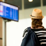 Woman at the airport